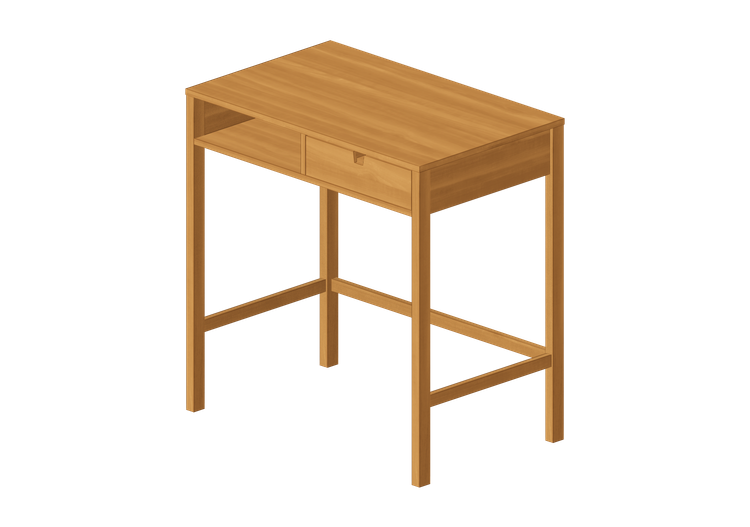 Mesas 3D - Tocador de madera - Ikea - Nordkisa - IKEA Mesas 3D - Tocador de madera - Ikea - Nordkisa - IKEA