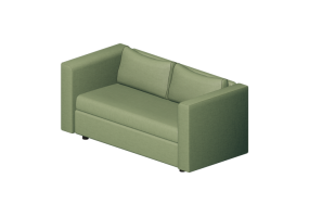 Divani 3D - Divano letto in tessuto - Ikea - Sk&ouml;nab&auml;ck