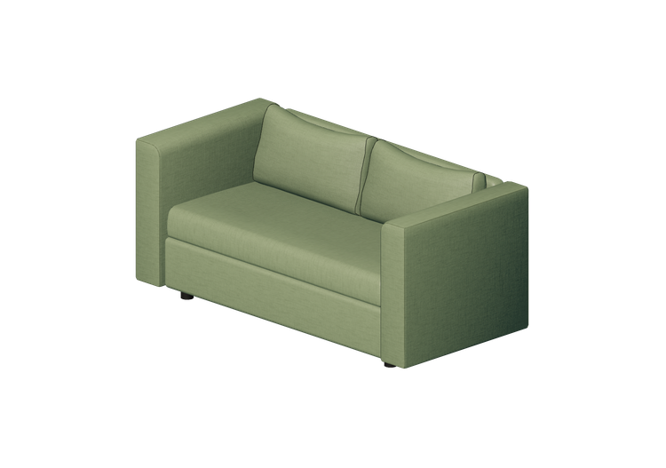 Chairs and Sofas 3D - Fabric sofa bed - Ikea - Skönabäck -... Chairs and Sofas 3D - Fabric sofa bed - Ikea - Skönabäck -...