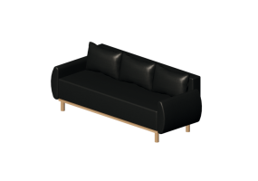 Divani 3D - Divano letto in tessuto - Ikea - Grunnarp