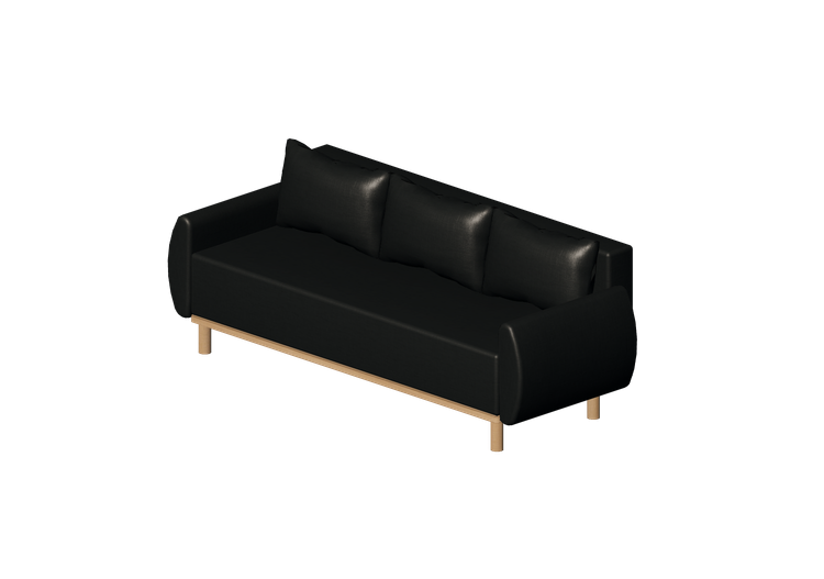 Chairs and Sofas 3D - Fabric sofa bed - Ikea - Grunnarp -... Chairs and Sofas 3D - Fabric sofa bed - Ikea - Grunnarp -...
