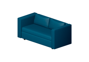 Divani 3D - Divano letto in tessuto - Ikea - Sk&ouml;nab&auml;ck