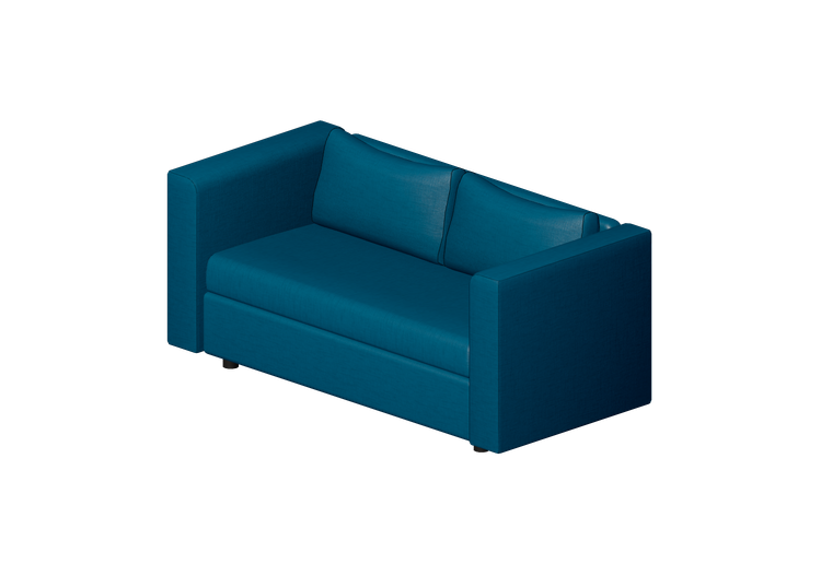 Sofás 3D - Sofá-cama de tecido - Ikea - Skönabäck - IKEA Sofás 3D - Sofá-cama de tecido - Ikea - Skönabäck - IKEA
