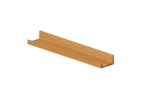 Librerie 3D - Mensola in legno - Ikea - M&aring;ler&aring;s