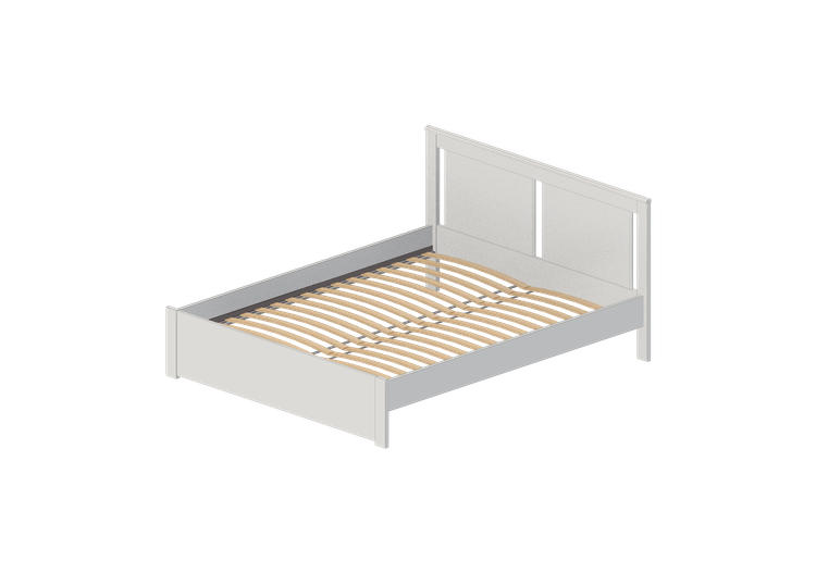 Beds and Side Cabinets 3D - Lacquered wooden bed frame -... Beds and Side Cabinets 3D - Lacquered wooden bed frame -...