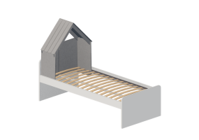 Letti 3D - Struttura letto in legno laccato - Ikea - Sl&auml;kt