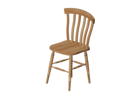 Sedie 3D - Sedia in legno