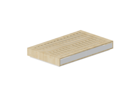Letti 3D - Struttura letto in legno - Ikea - Mandal