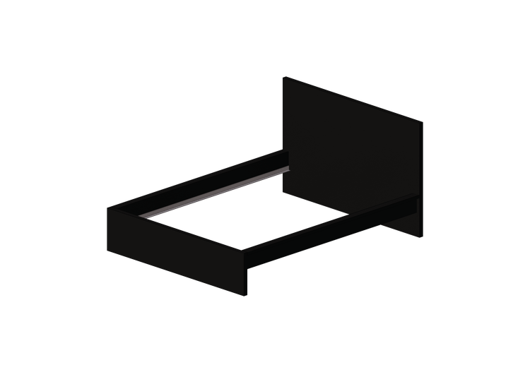 Camas 3D - Estrutura de cama em madeira lacada - Ikea -... Camas 3D - Estrutura de cama em madeira lacada - Ikea -...