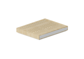 Letti 3D - Struttura letto in legno - Ikea - Mandal