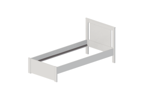 Letti 3D - Struttura letto in legno laccato - Ikea - Songesand