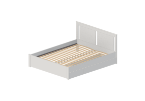 Letti 3D - Struttura letto in legno laccato - Ikea - Songesand
