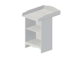 Mobili 3D - Fasciatoio in legno laccato - Ikea - Sm&aring;g&ouml;ra