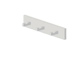 Accesorios 3D - Perchero de madera lacada - Ikea - Kubbis