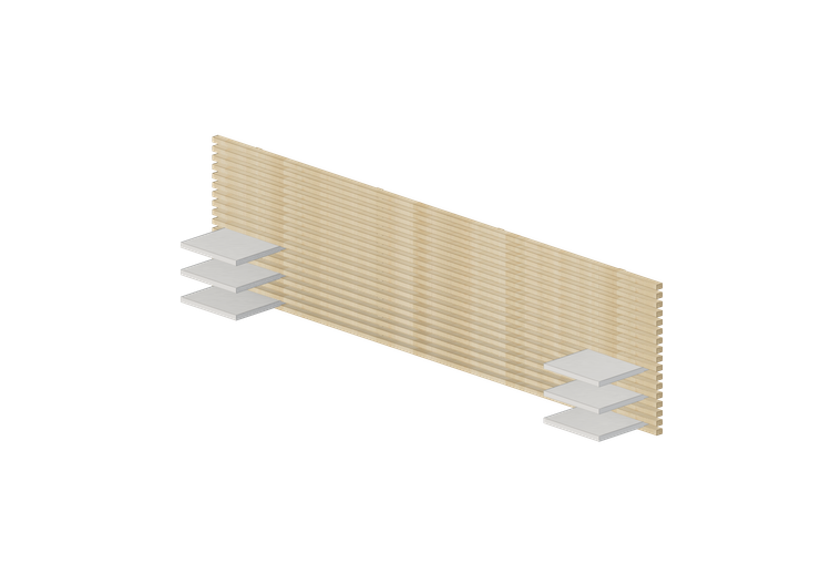 3D Accessories - Wooden headboard - Ikea - Mandal - IKEA 3D Accessories - Wooden headboard - Ikea - Mandal - IKEA