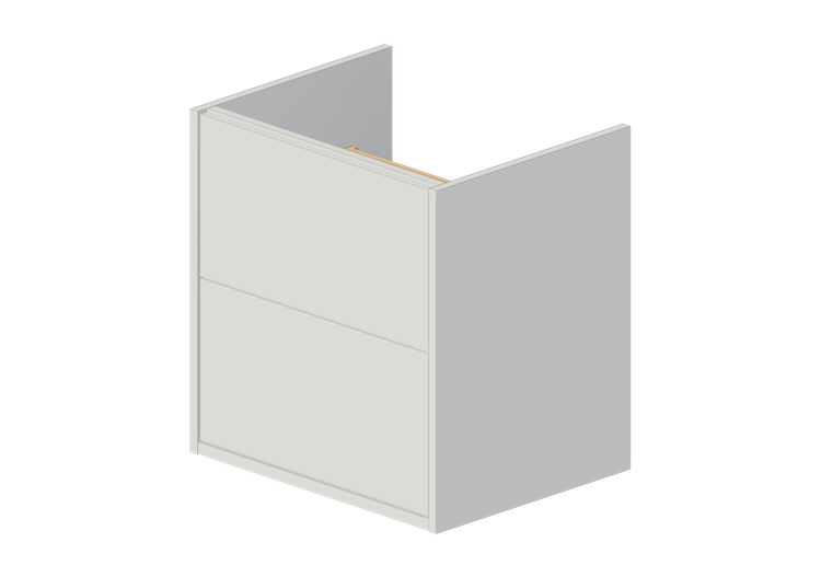3D Möbel - Waschbeckenunterschrank aus lackiertem Holz -... 3D Möbel - Waschbeckenunterschrank aus lackiertem Holz -...