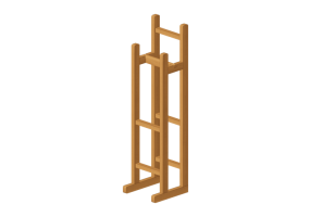 Accessori 3D - Portarotoli in legno - Ikea - Rågrund