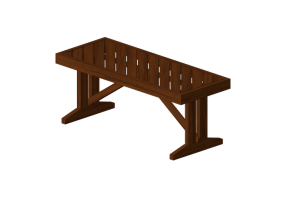 Bancos 3D - Banco em madeira - Ikea - Norrmansö