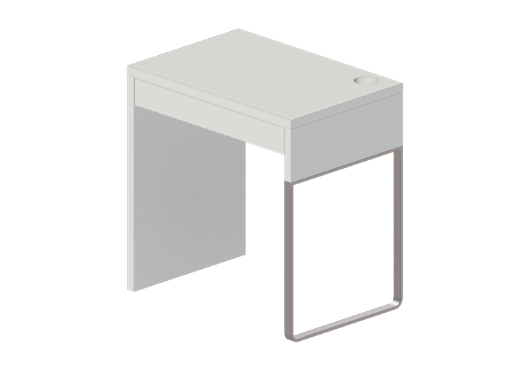 Bureaux 3D - Bureau en bois laqué - Ikea - Micke - IKEA Bureaux 3D - Bureau en bois laqué - Ikea - Micke - IKEA