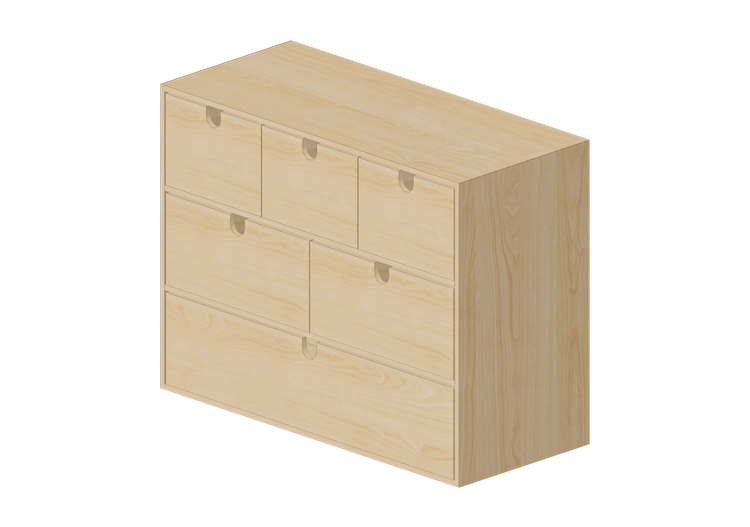 Accessories 3D - Mini wooden drawer unit - Ikea - Moppe -... Accessories 3D - Mini wooden drawer unit - Ikea - Moppe -...