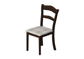 3D Chairs - Wooden Chair