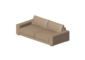3D Sessel und Sofas - Allegemeines Stoffsofa