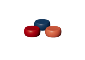 Poltronas y Sof&aacute;s 3D - Juego tres puf