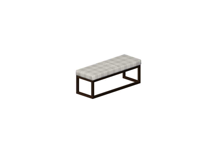 Chairs and Sofas 3D - Wooden bench - ACCA software Chairs and Sofas 3D - Wooden bench - ACCA software