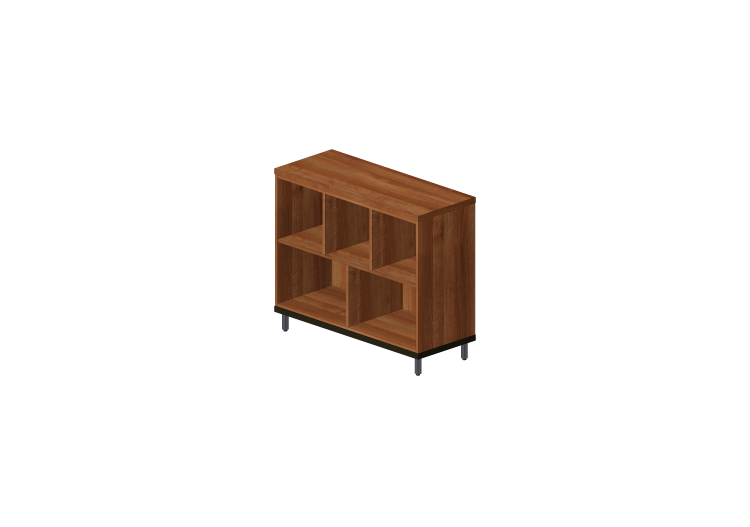Librerie 3D - Scaffale basso con mensole 100x40x86cm - ACCA... Librerie 3D - Scaffale basso con mensole 100x40x86cm - ACCA...