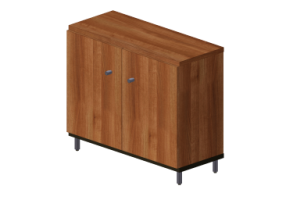 Librer&iacute;as y Contenedores 3D - Estanter&iacute;a baja con contenedores 100x40x86cm