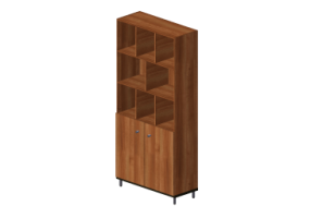 Estantes 3D - Estante com prateleiras e contentores 100x40x220cm