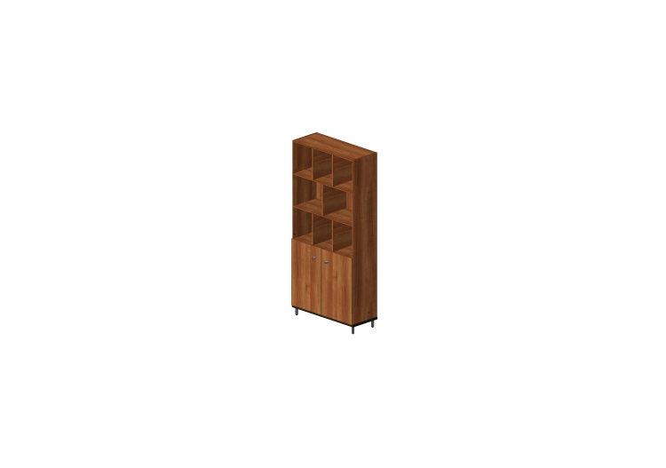 Librerie 3D - Scaffale con mensole e contenitori... Librerie 3D - Scaffale con mensole e contenitori...