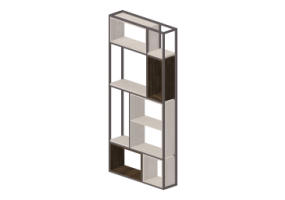 Librerie 3D - Libreria in legno