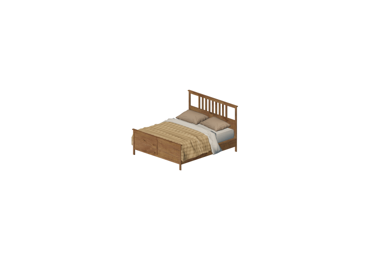 3D Betten und Nachttische - Doppelbett (160x200) - ACCA... 3D Betten und Nachttische - Doppelbett (160x200) - ACCA...