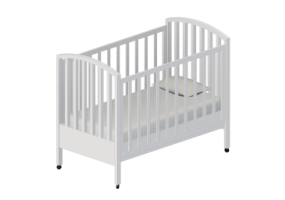 Beds and Side Cabinets 3D - Infants bed