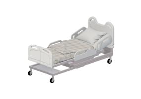 3D Betten und Nachttische - Bariatrisches Bett
