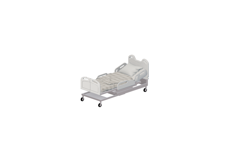 Lits 3D - Lit d'hôpital - ACCA software Lits 3D - Lit d'hôpital - ACCA software