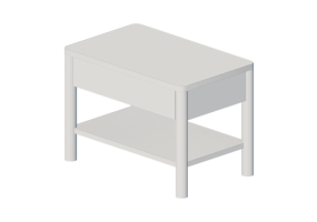 Tavoli 3D - Tavolino in legno laccato - Ikea - Tonstad