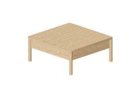 Mesas 3D - Mesa de madera - Ikea - Tonstad