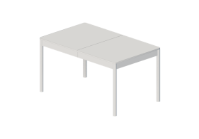 Tavoli 3D - Tavolo allungabile in legno laccato - Ikea - Tonstad