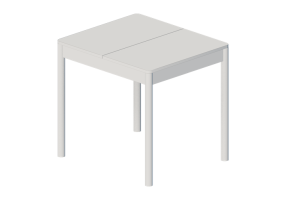 Tavoli 3D - Tavolo allungabile in legno laccato - Ikea - Tonstad