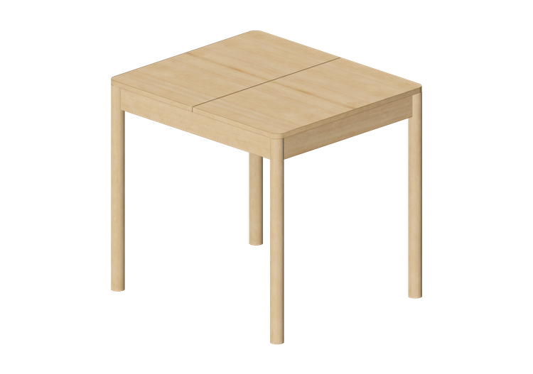Tavoli 3D - Tavolo allungabile in legno - Ikea - Tonstad -... Tavoli 3D - Tavolo allungabile in legno - Ikea - Tonstad -...