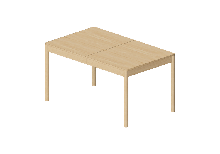 3D Tables - Extendable wooden table - Ikea - Tonstad - IKEA 3D Tables - Extendable wooden table - Ikea - Tonstad - IKEA