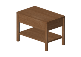 Tavoli 3D - Tavolino in legno - Ikea - Tonstad