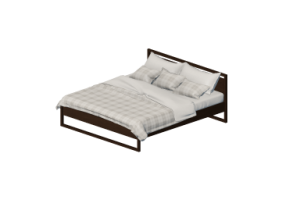 Beds and Side Cabinets 3D - Bed for bedrooms