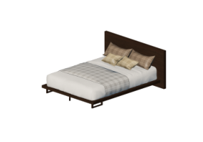 Beds and Side Cabinets 3D - Bed for bedrooms