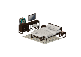 Camas 3D - Quarto