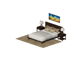 Letti 3D - Camera da letto