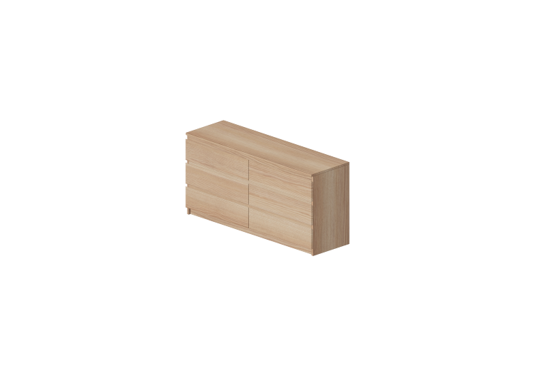 Wardrobes and Cabinets 3D - 6 Drawer Cabinet - ACCA... Wardrobes and Cabinets 3D - 6 Drawer Cabinet - ACCA...
