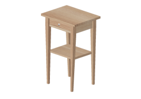Armários 3D - Mesa de centro de cabeceira de quarto